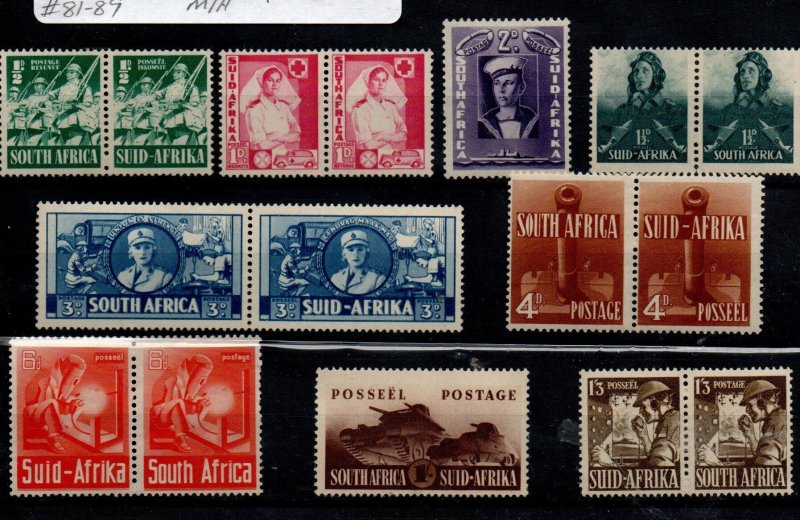 South Africa 81-89 Set Mint Hinged