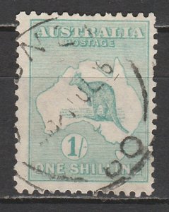 AUSTRALIA 1915 KANGAROO 1/- 2ND WMK USED