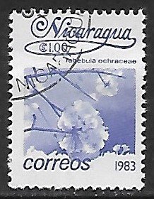 Nicaragua # 1221 - Tabebula - used.....{KBrO}