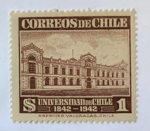 Chile 1942 Scott 231 MH - 1p, University of Chile centenary
