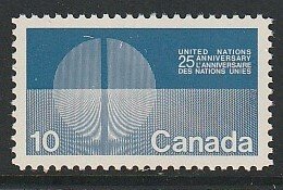 1970 Canada - Sc 513 - MNH VF - 1 single - United Nations