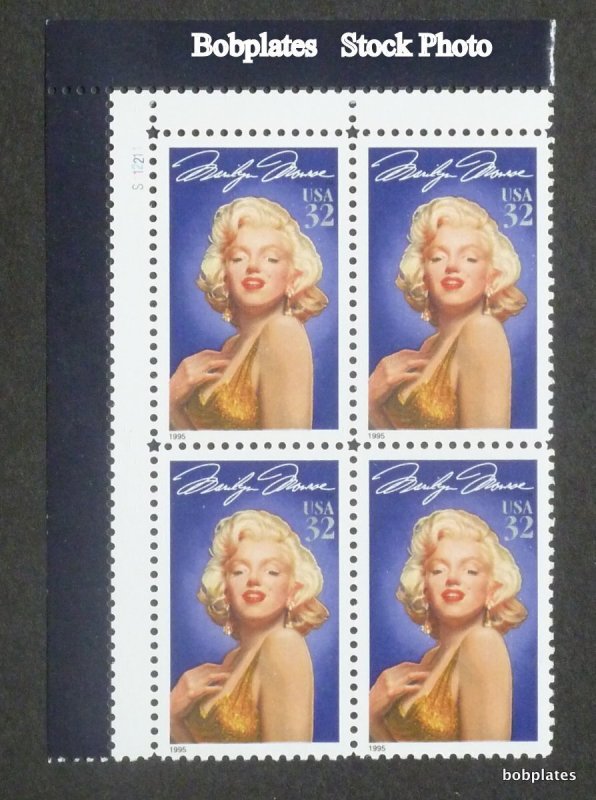 BOBPLATES #2967 Monroe Plate Block F-VF NH ~ See Details for #s/Positions