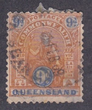 Queensland # 125 Australia, Used, 1/3 Cat.