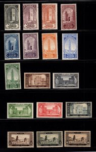 KAPPYSstamps FRENCH MOROCCO FLL MNH SET SCOTT 55-71 CV $380 WITH XF SCOTT 69 MNH