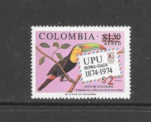 BIRDS - COLOMBIA #C656  MNH