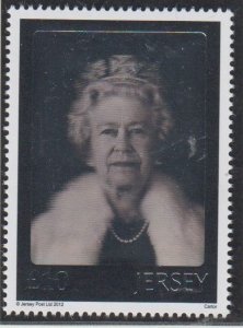 Jersey 2012, 'Diamond Jubilee Hologram. unmounted mint NHM