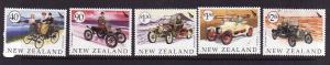 New Zealand-Sc#1885-9-unused NH set-Antique Automobiles-Cars