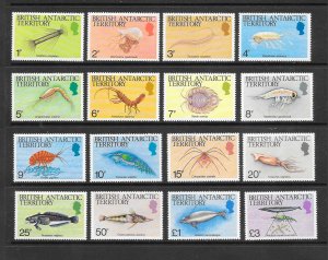 MARINE LIFE - BRITISH  ANTARCTIC TERRITORY #102-16   MNH