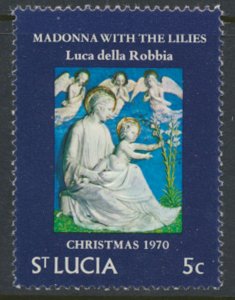 St Lucia SC# 286 MNH Christmas 1970 see details & scan