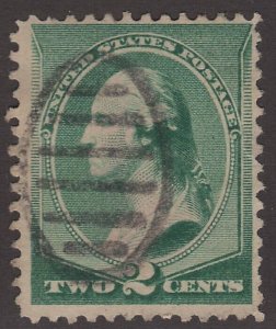 US Scott # 213 2c Washington Fancy Cancel SON