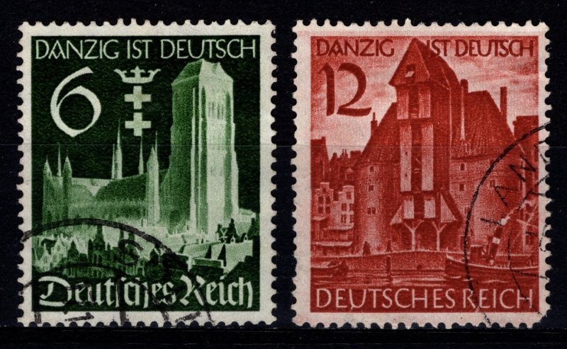 Germany 1939 Occupation of Danzig, Set [Used]