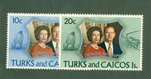 TURKS _ CAICOS 257-8 MH BIN $0.50