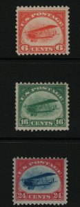 USA #C1 #C2 #C3 Mint Fine Never Hinged