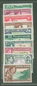 Pitcairn Islands #1-8  Single (Complete Set)