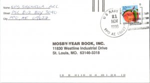 United States Fleet Post Office 32c Peaches Flora and Fauna 1996 U S Navy 312...