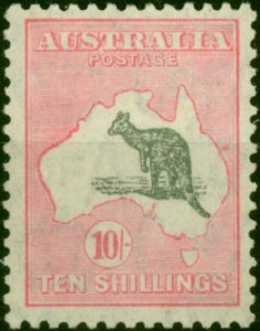 Australia 1932 10s Grey & Pink SG136 BW50a Superb MNH