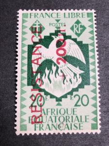 French Equatorial Africa Scott B35 Mint OG CV $40