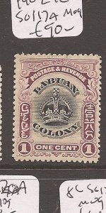 Labuan 1902 1c SG 117a MOG (9cak) 