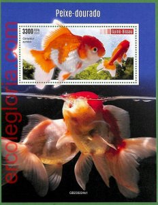 B1569 - GUINE-BISSAU - Stamp Sheet - 2023 - Fishes, Marine Life-