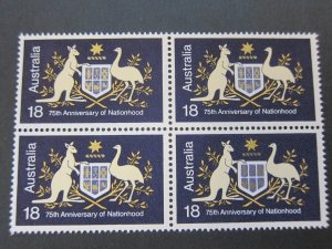 Australia 1976 Sc 628a BLK(4) MNH