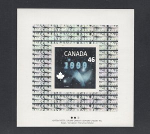 Canada #1812i  (1999 Hologram sheet of 1) VFMNH CV $7.50