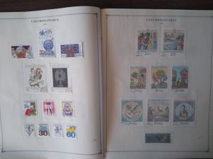 collection on pages Czechoslovakia 1974 mostly complete CR: CV $63.60