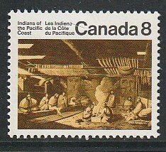 1974 Canada - Sc 570 - MNH VF - 1single - Pacific Coast Indians