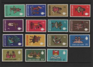 GILBERT & ELLICE ISLANDS 89-103 MNH