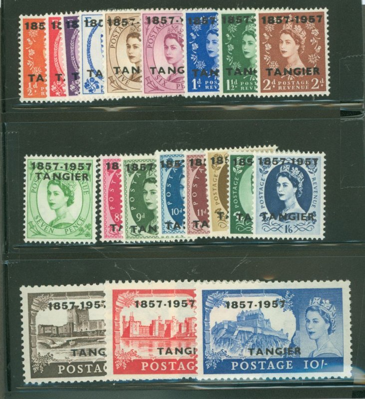 Great Britain/Tangier #592-611  Single (Complete Set)