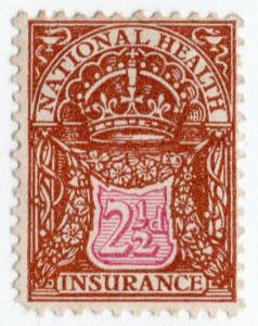 (I.B) George V Revenue : National Health & Insurance 2½d