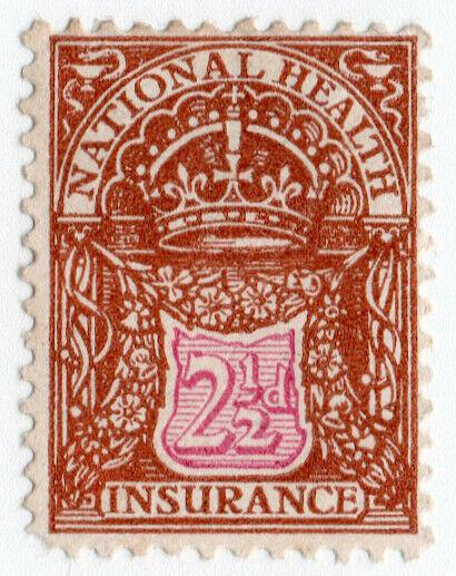 (I.B) George V Revenue : National Health & Insurance 2½d