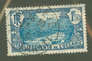 French Polynesia #52 Used Single