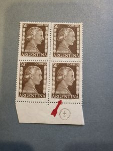 Stamps Argentina Scott #606 h variety