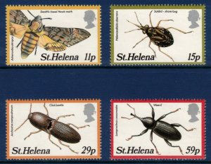 ST HELENA 1983 Insects; Scott 386-89, SG 411-14; MNH