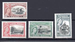 North Borneo 276-279 MNH