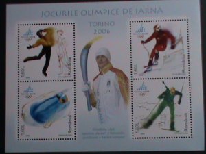 ​ROMANIA-2008-SC#4787 WINTER OLYMPIC TURIN'2006 MNH S/S-VERY FINE  RARE