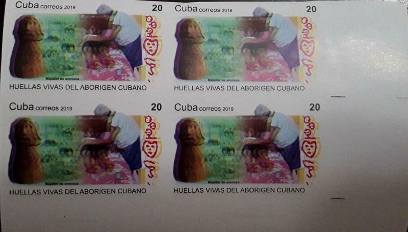 O) 2019  ERROR IMPERFORATE, CULTURE - FOLKLORE- LIVING FOOTPRINTS OF THE ABORIGI