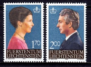 Liechtenstein 1984 Prince Hans & Princess Marie Mint MNH SC 799-800