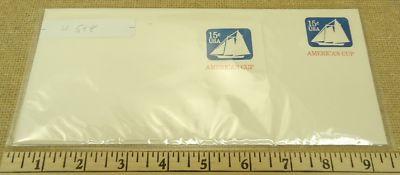 U598, 15c U.S. Postage Envelopes qty 2