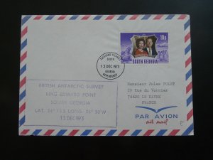 british Antarctic survey King Edward point cover South Georgia 1973