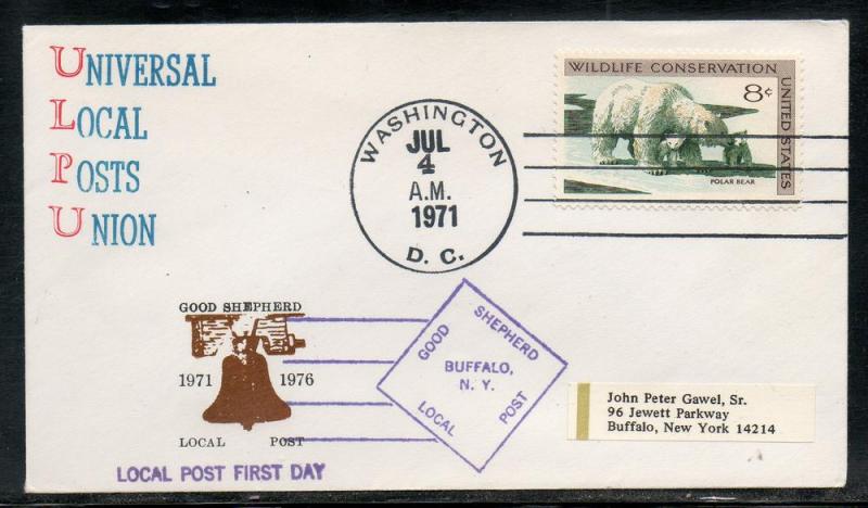 US Good Sheperd Local Post Buffalo ULPU 1971 E50