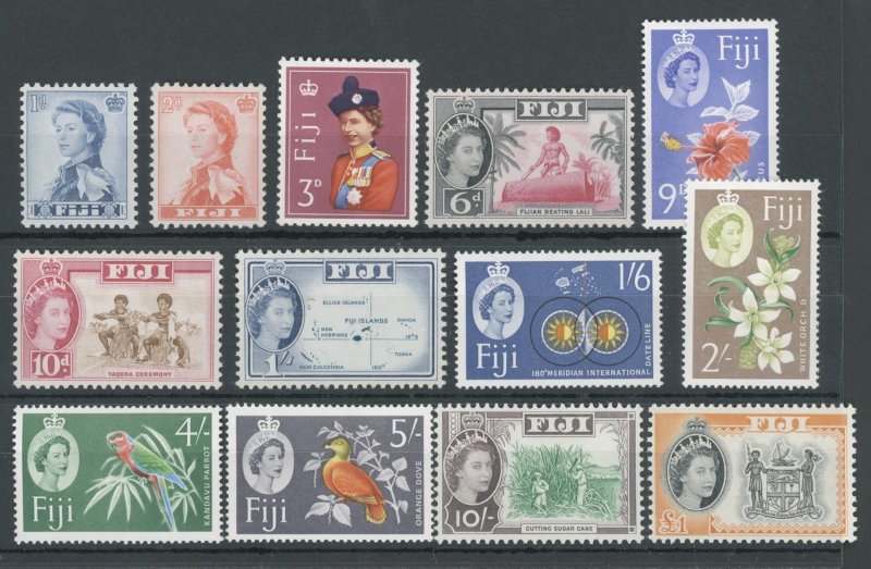 1962-67 Fiji - Stanley Gibbons n. 311/325 set of 15 values - MNH**