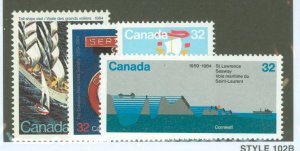 Canada #1012-15  Single (Complete Set)