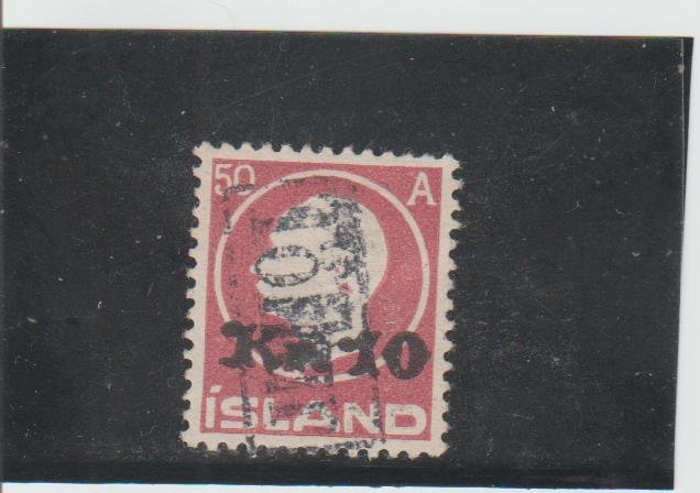 Iceland  Scott#  140  Used w/Revenue Cancel  (1925 Frederik VIII)