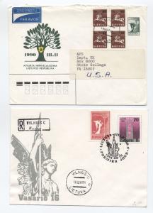 Group of 6 early 1990s Lithuania covers [L.172]