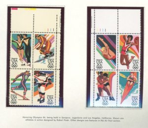 U.S. #MINT BLOCK SETS/MIXED CONDITION 