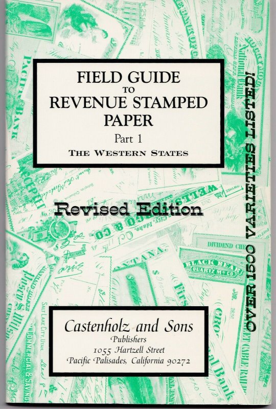 Field Guides Revenue Stamped Paper Part 1-7 Unused Complete Sets
