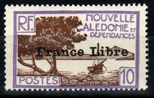 New Caledonia #222 F-VF Unused CV $13.50 (X6988)