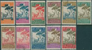 New Caledonia Due 1928 SGD181-D191 Sambar Stag FU