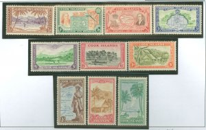 Cook Islands #131-140 Mint (NH) Single (Complete Set) (Maps)